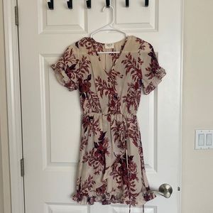 Sienna Sky XS cream and floral dress